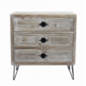 MOBILETTO 3 CASSETTI CON GAMBE IN FERRO