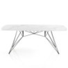 Tavolo / Scrivania Spillo White Marble 189 X 100 X H11 Cm