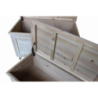 Set 2 bauli legno paulonia MDF tortora sbiancato L84×P43×H54 cm — levanteshop.it