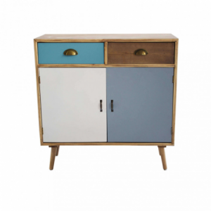 Mobiletto Surrey con cassetti stile country chic compatto