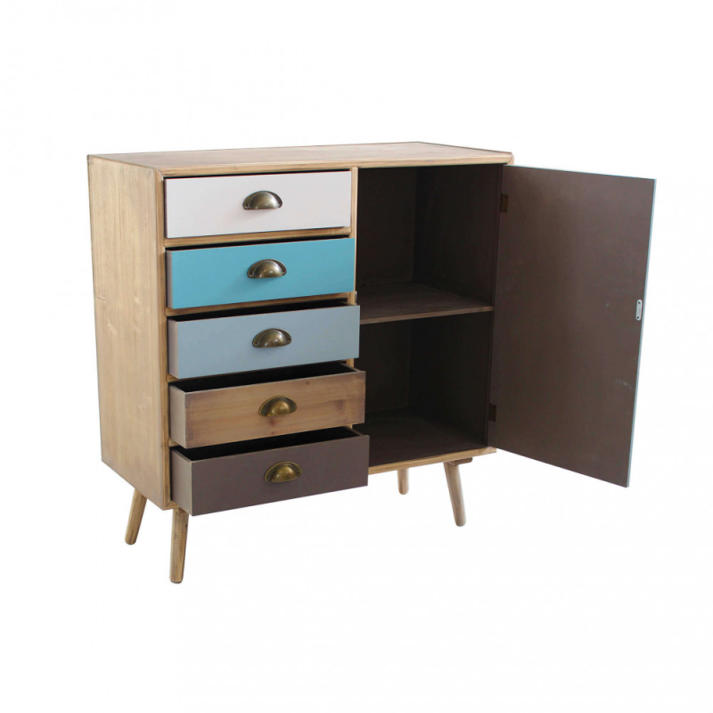 Mobiletto Levis con cassetti stile moderno compatto e versatile