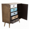Mobiletto Levis con cassetti stile moderno compatto e versatile