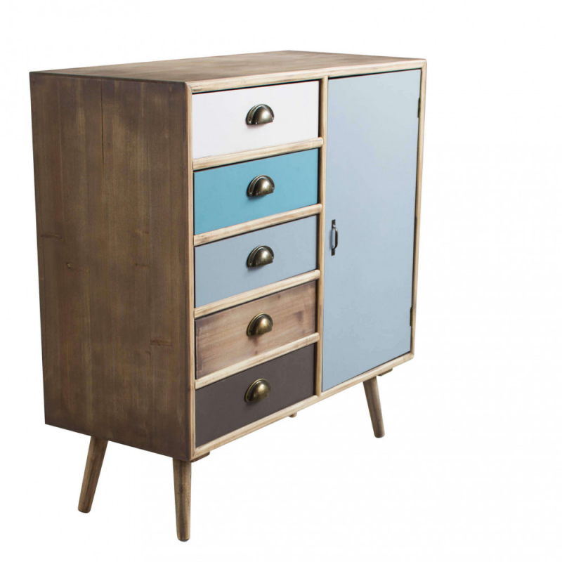 Mobiletto Levis con cassetti stile moderno compatto e versatile