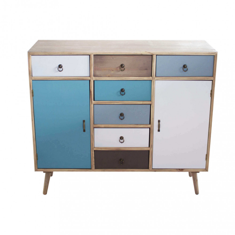 Mobiletto Laval moderno naturale per cucina casa living