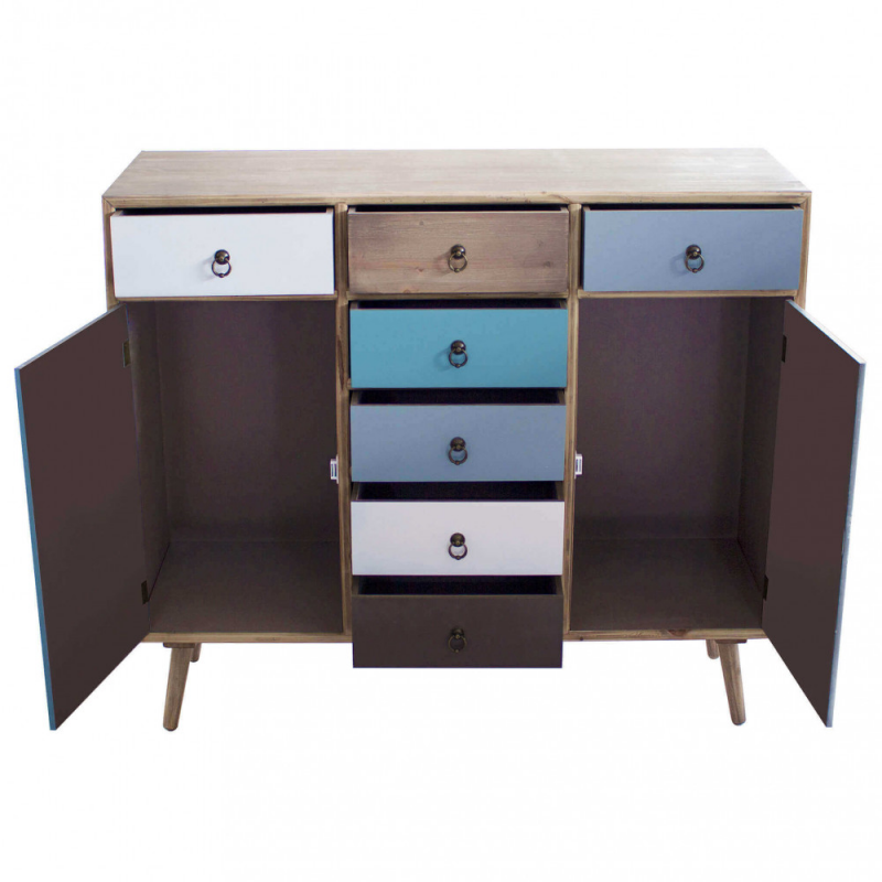 Mobiletto Laval moderno naturale per cucina casa living