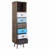 Mobiletto Orleans con cassetti stile classico compatto e versatile