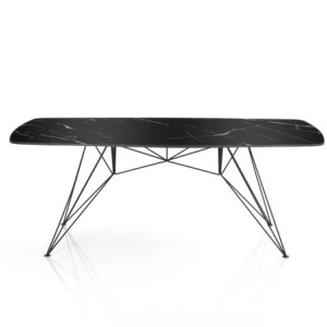Zoom Tavolo / Scrivania Spillo Black Marble 189 X 100 X H11 Cm