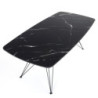 Tavolo / Scrivania Spillo Black Marble 189 X 100 X H11 Cm