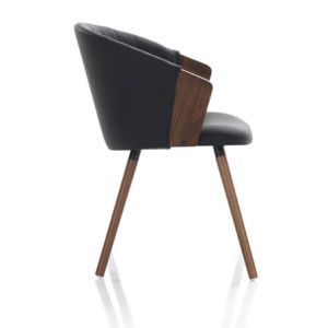 Zoom Sedia Bryan Dark Wood 60 X 61 H43 Cm