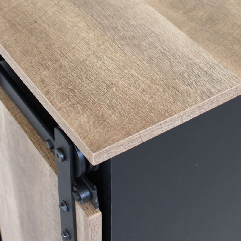 Mobile in legno e ferro Xavier moderno per cucina soggiorno