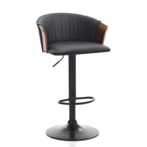 Sgabello Bryan Dark Wood 57 X 57,5 H30 Cm
