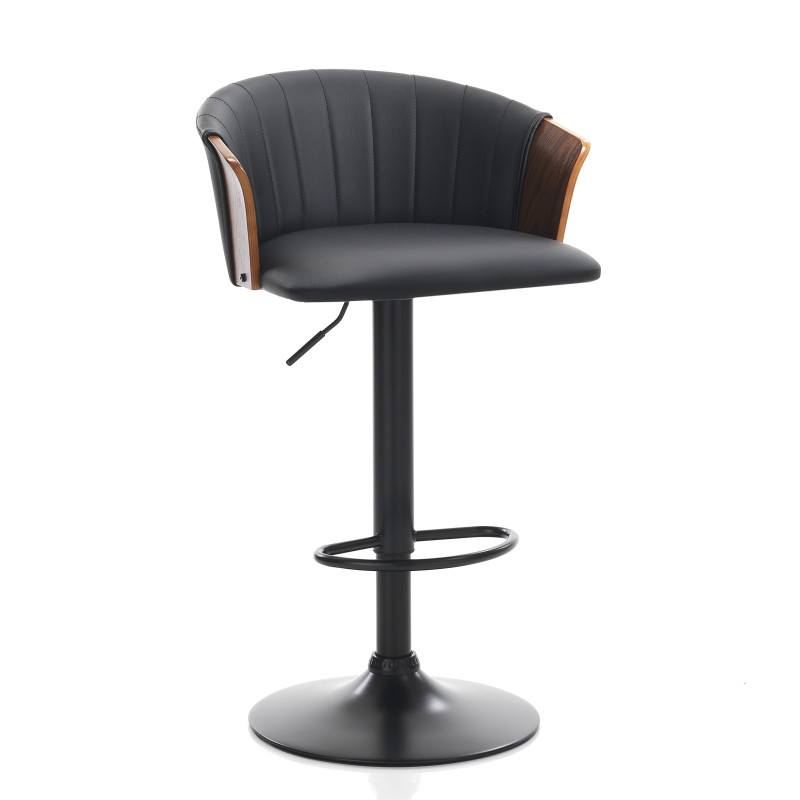 Sgabello Bryan Dark Wood 57 X 57,5 H30 Cm