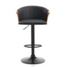 Sgabello Bryan Dark Wood 57 X 57,5 H30 Cm