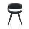 Sedia Visby Evo Total Black 55 X 54,5 H42,5 Cm