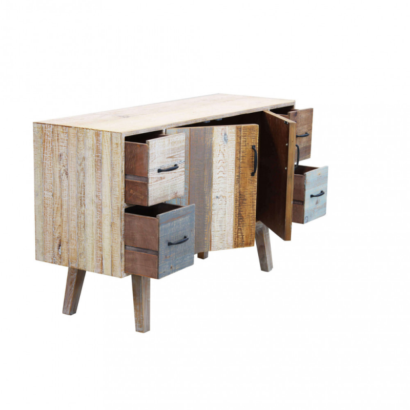 Mobile Fred moderno naturale per cucina soggiorno casa