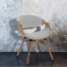 Sedia Visby 2 Wood 56 X 56 H40 Cm