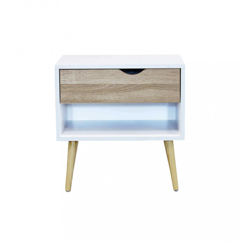 Mobile Benedict moderno naturale per camera da letto casa