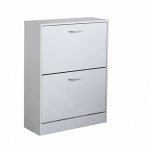 Scarpiera Sally bianca moderna salvaspazio per bagno casa