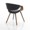Sedia Visby 2 Dark Wood 56 X 56 H40 Cm