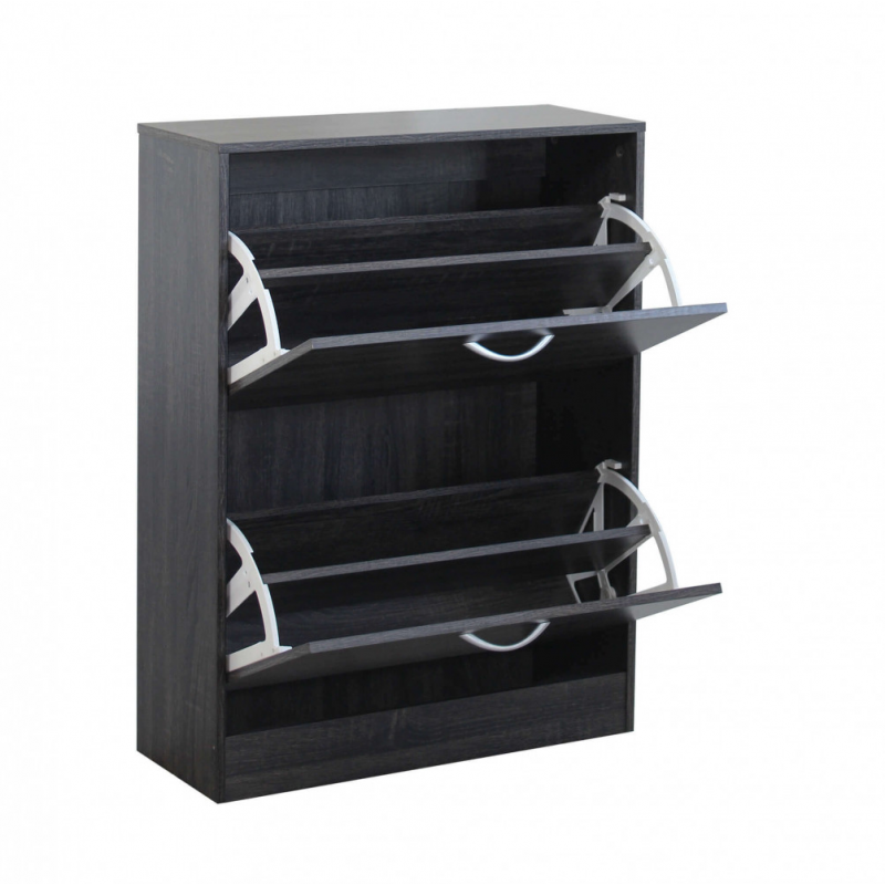 Scarpiera Sally grigio scuro moderna salvaspazio per bagno casa