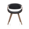 Sedia Visby 2 Dark Wood 56 X 56 H40 Cm