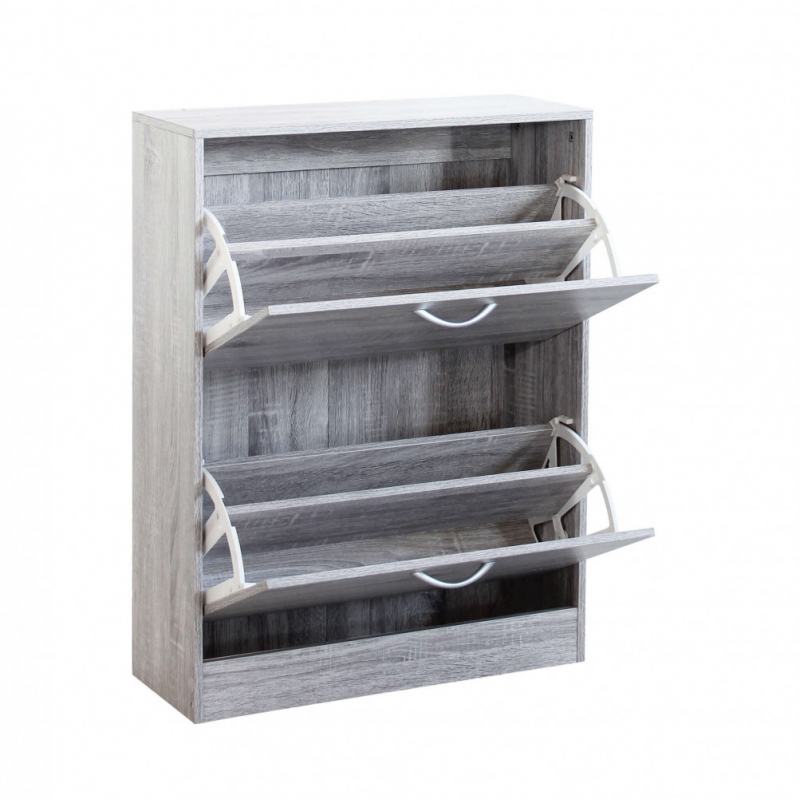 Scarpiera Sally grigio chiaro moderna salvaspazio per bagno casa