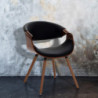 Sedia Visby 2 Dark Wood 56 X 56 H40 Cm