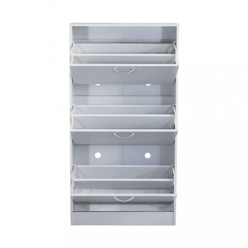 Scarpiera Vicky bianca moderna salvaspazio per bagno casa