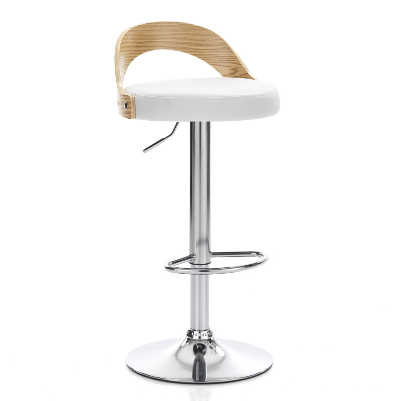 Sgabello Ruben Wood 55 X 45 H44 Cm