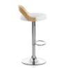 Sgabello Ruben Wood 55 X 45 H44 Cm