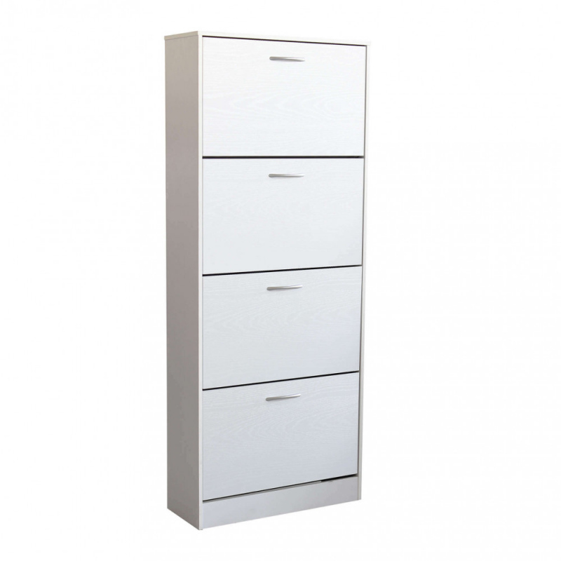 Scarpiera Wendy bianca moderna salvaspazio per bagno casa