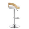 Sgabello Ruben Wood 55 X 45 H44 Cm