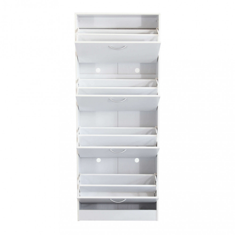 Scarpiera Wendy bianca moderna salvaspazio per bagno casa