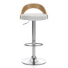 Sgabello Ruben Wood 55 X 45 H44 Cm