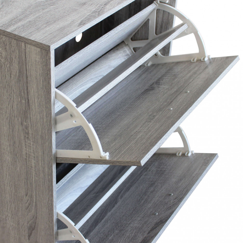 Scarpiera Wendy grigio chiaro moderna salvaspazio per bagno casa