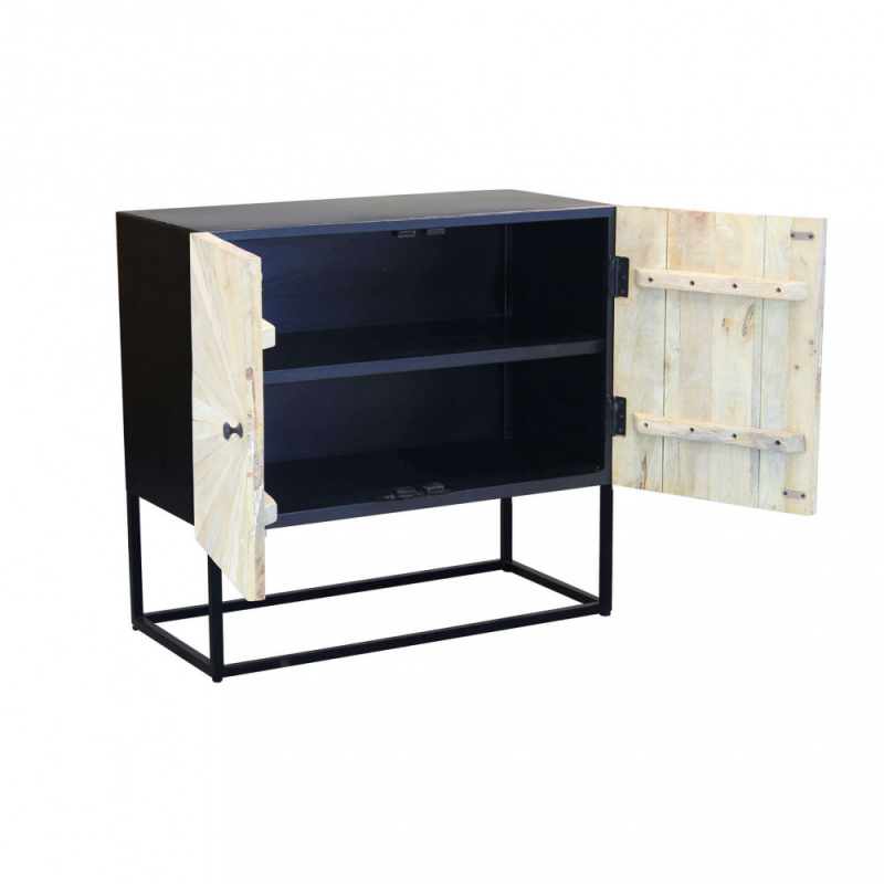 Mobile Samuel legno mango marrone 90x40x90h