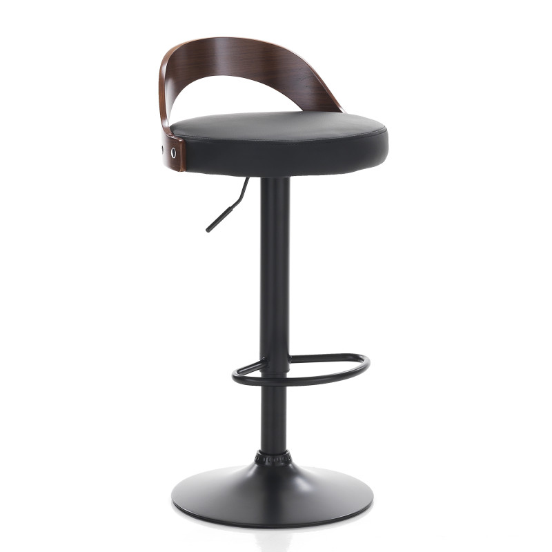 Sgabello Ruben Dark Wood 55 X 45 H44 Cm