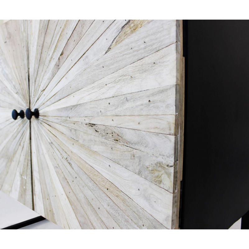 Mobile Samuel legno mango marrone 90x40x90h