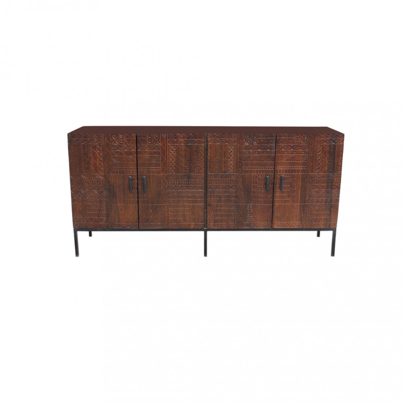 Mobile Hank legno mango marrone 90x40x90h