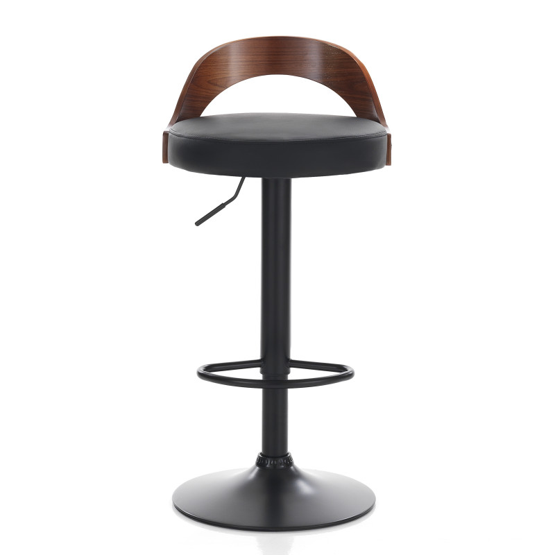 Sgabello Ruben Dark Wood 55 X 45 H44 Cm