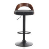 Sgabello Ruben Dark Wood 55 X 45 H44 Cm