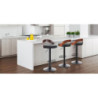 Sgabello Ruben Dark Wood 55 X 45 H44 Cm