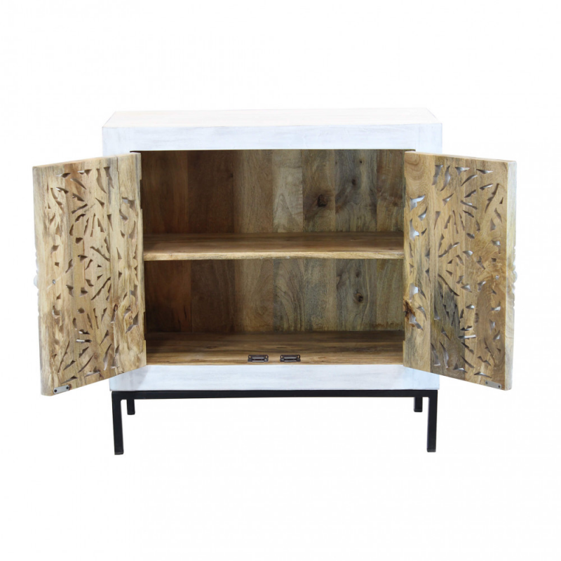 Mobile Cornell legno mango marrone 90x40x80h