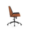 Poltrona Da Ufficio Odda Dark Wood 62 X 58,5 H35 Cm
