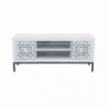 Porta TV Clifford legno acacia 2 ante 2 cassetti 160x45x60