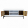 Porta TV Clifford legno acacia 2 ante 2 cassetti 160x45x60