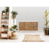 Mobile Archie legno acacia 2 ante 1 cassetto 110x45x80