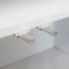 Mobile Archie legno acacia 2 ante 1 cassetto 110x45x80