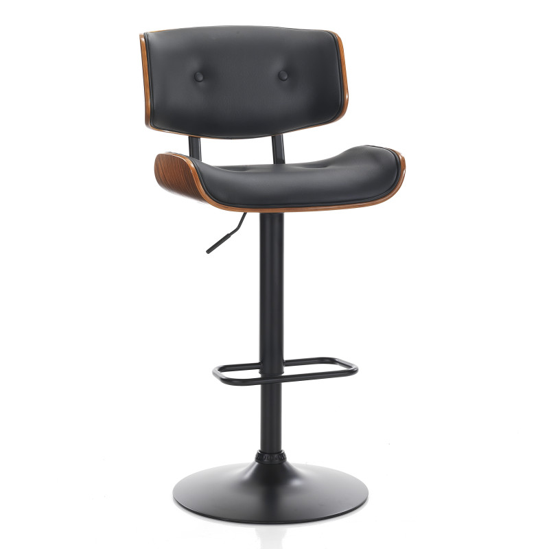 Sgabello Uppsala Black 47X36X54 Cm