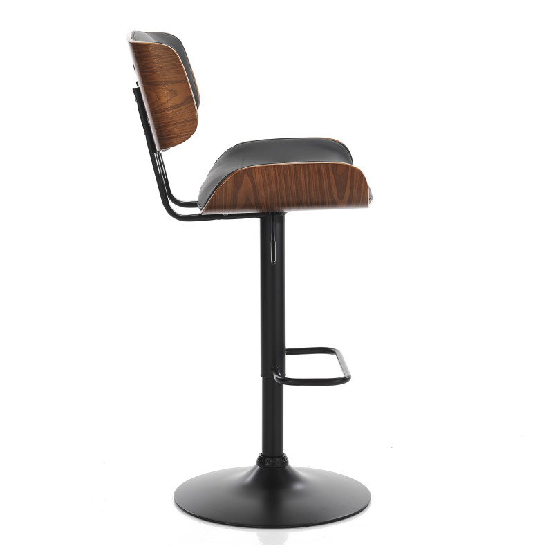 Sgabello Uppsala Black 47X36X54 Cm